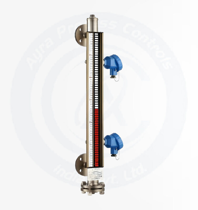 Side Mounted Magnetic Level Indicator With High & Low Level Switch